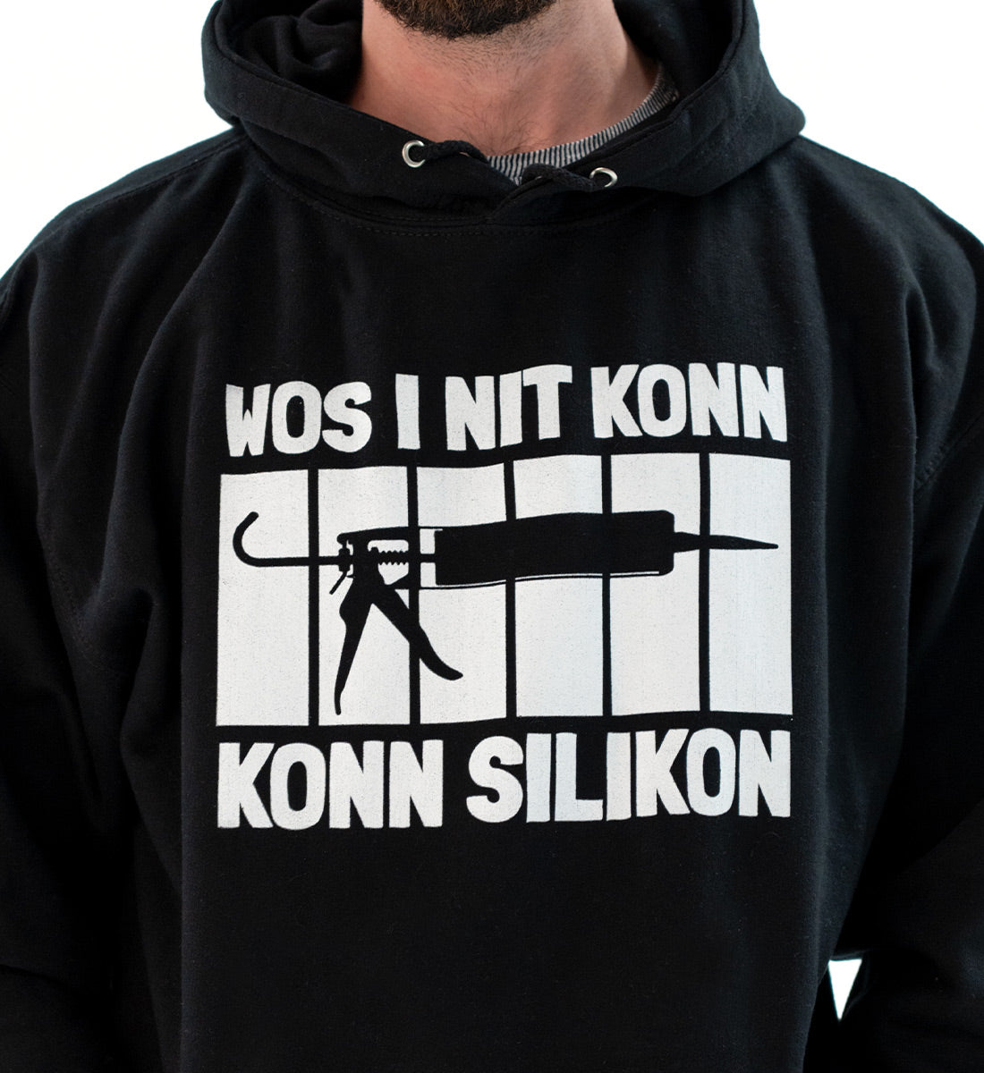Wos i nit konn, konn Silikon | Unisex Kapuzenpullover Hoodie