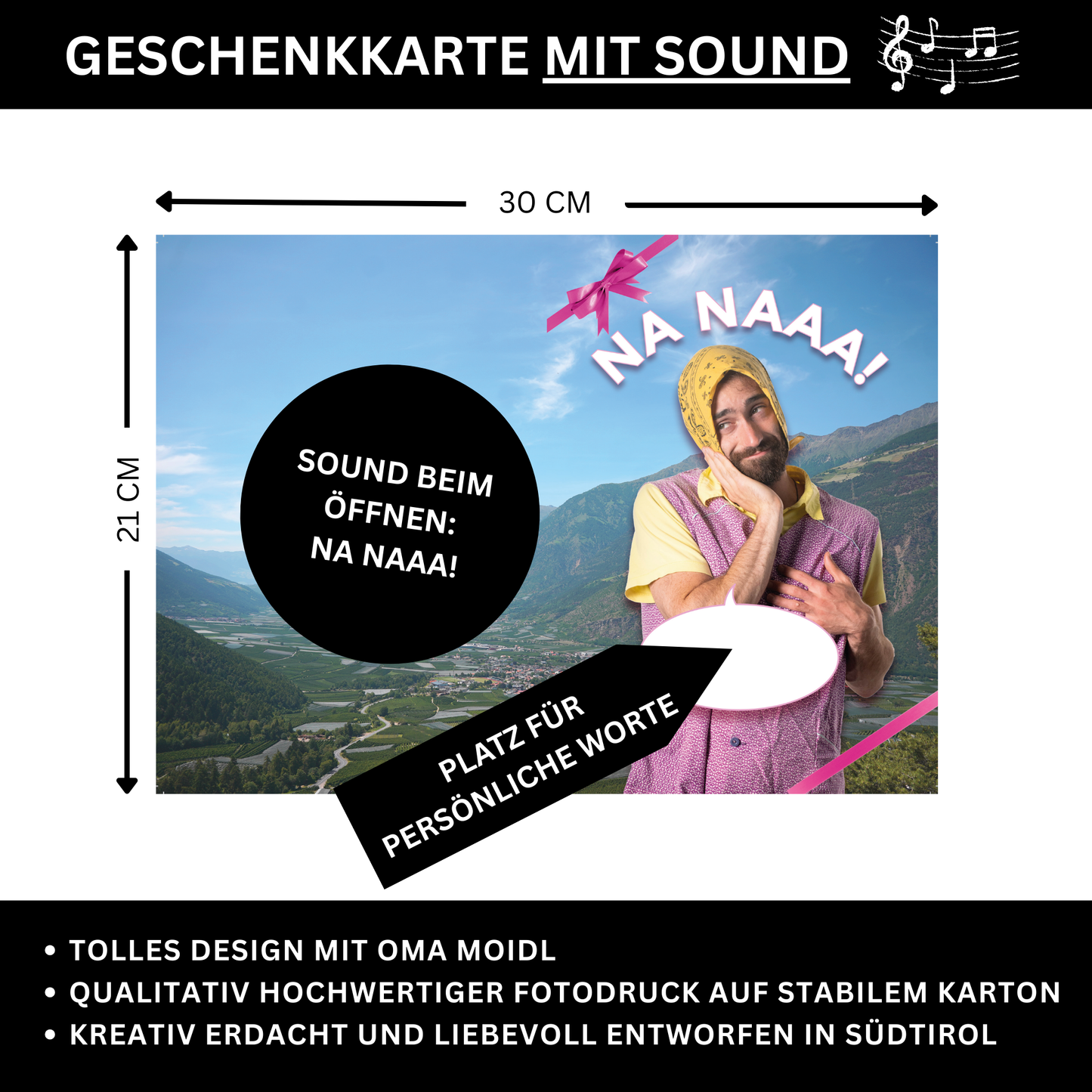 Grußkarte mit Sound