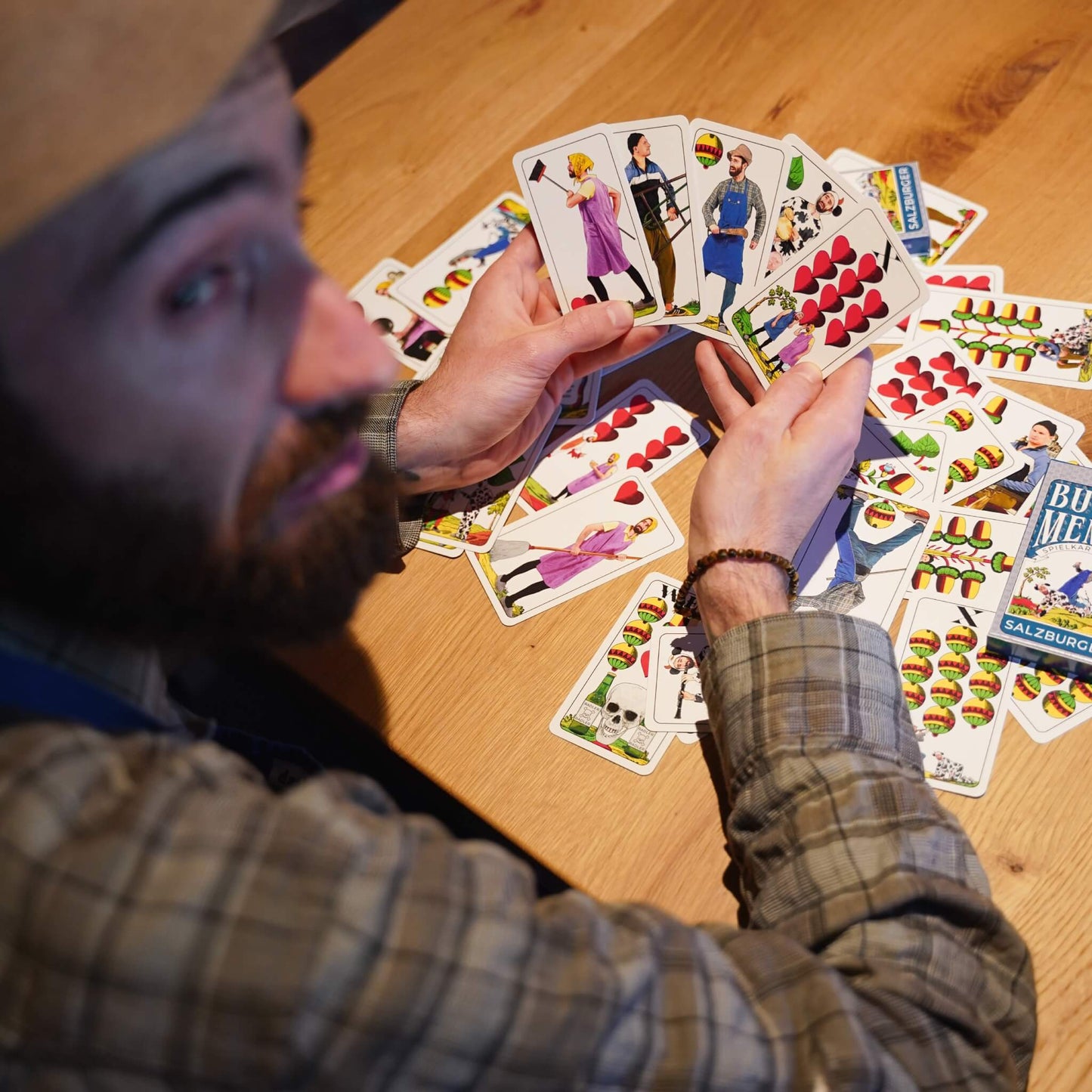Buonomemes Wattkarten - Spielkartenset - Salzburger