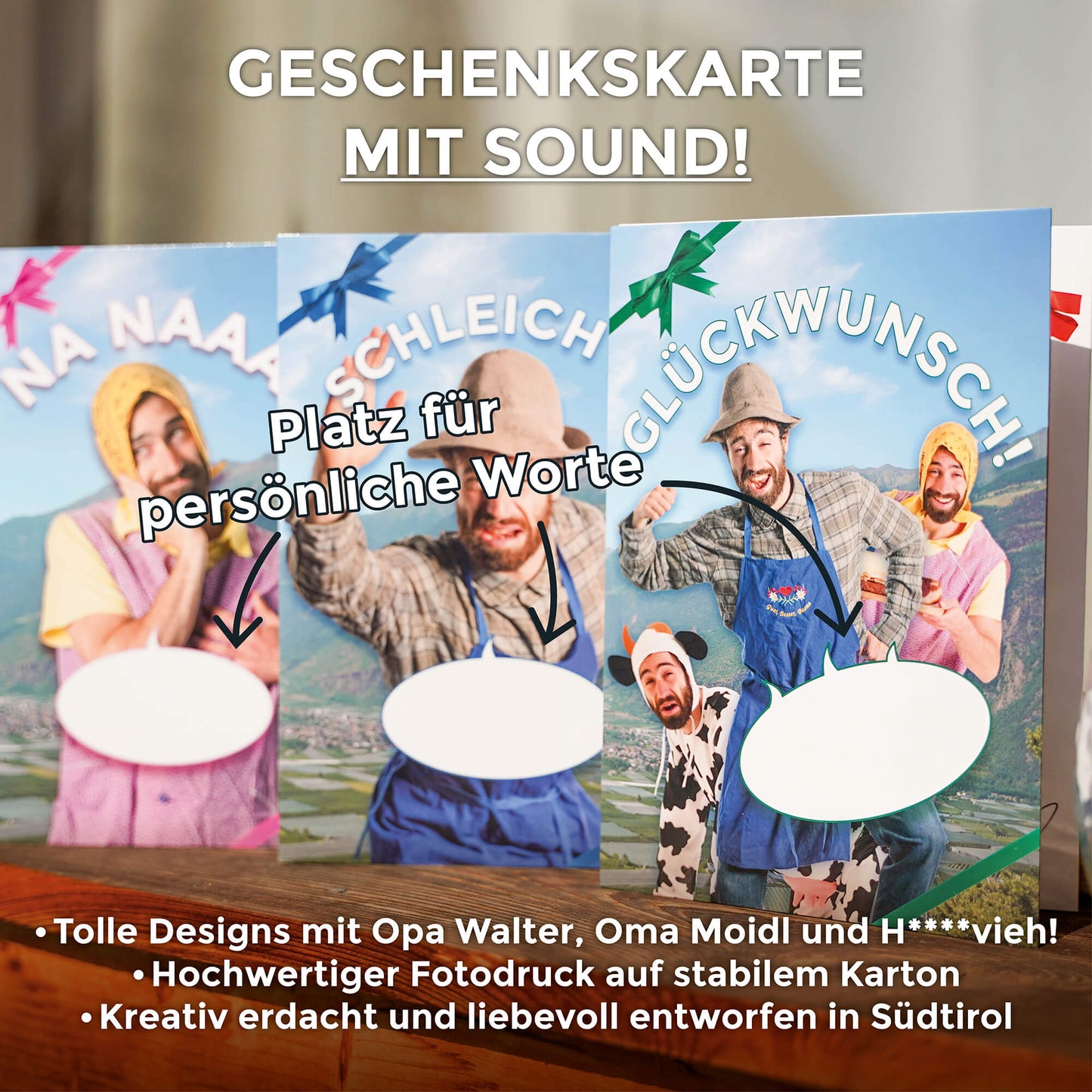 Grußkarte mit Sound